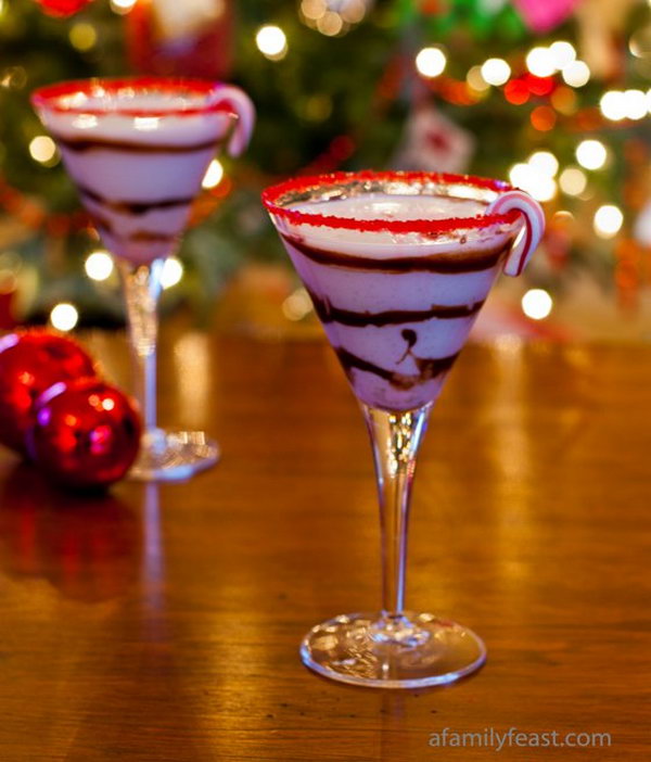 White Chocolate Peppermint Martini