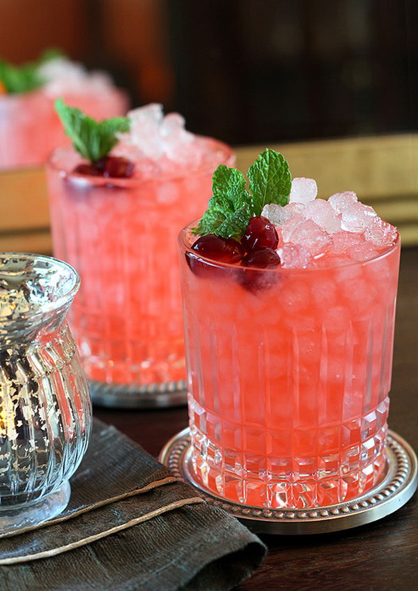 Cranberry Ginger Fizz