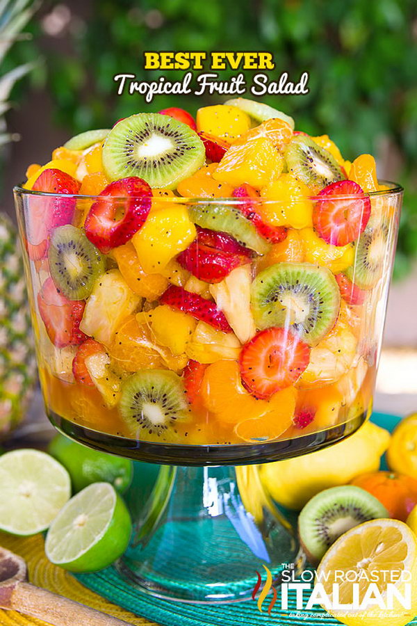 Best Ever Tropical Fruit Salad