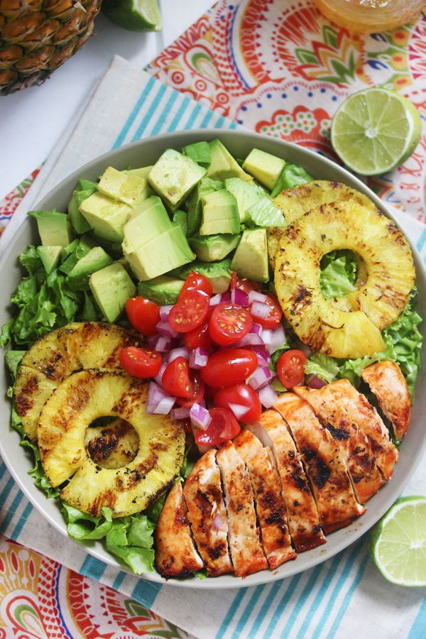 Sriracha Lime Chicken Chopped Salad