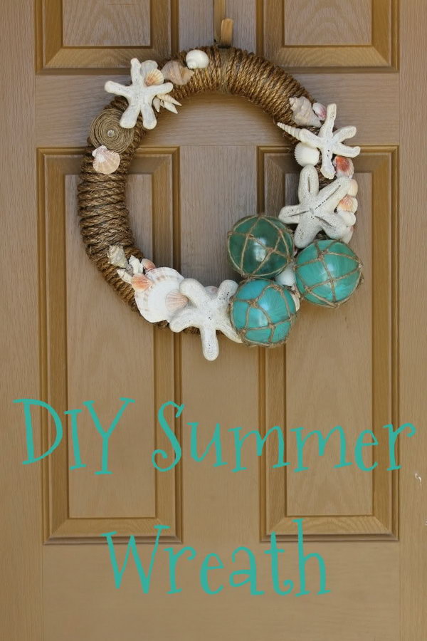 11 Diy Summer Wreath Ideas