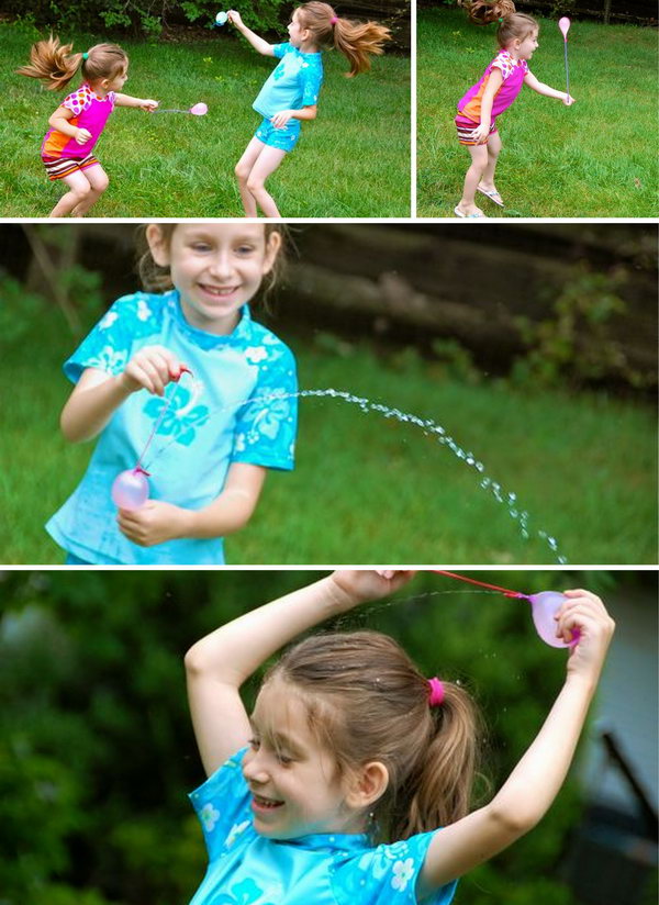 Water Balloon Yo-Yos. It's time to display your skills to play water Yo-Yos, it may be a little challenging as you can't break it.