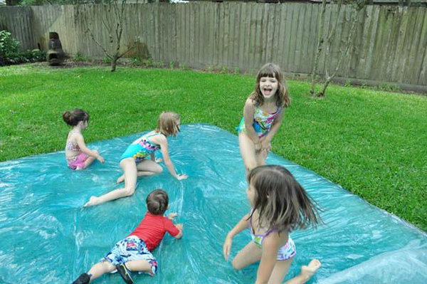  Great Water Bed and Water blob.  This is easy and cheap to make and you won't believe how much fun this is- perfect for kids! 