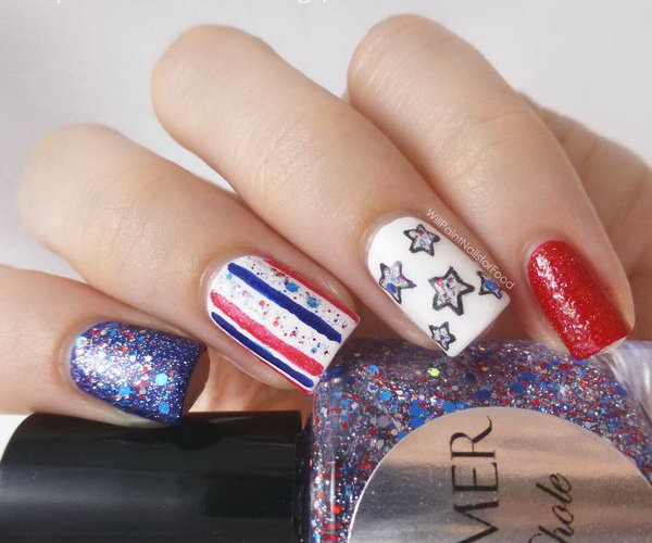 Cute Fourth of July Nail Art - wide 5