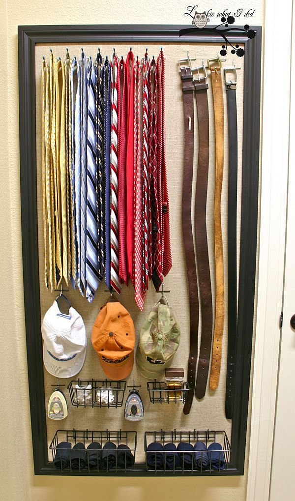 D.I.Y. Hanging Bra Organizer :)