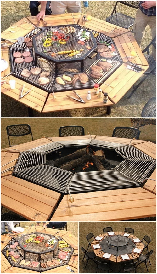 Grill Upgraded to a Fire Pit 