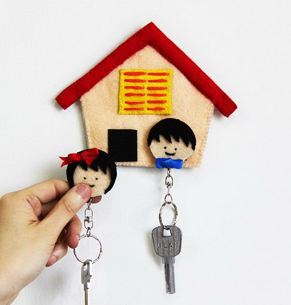 cute hanging key holder ideas