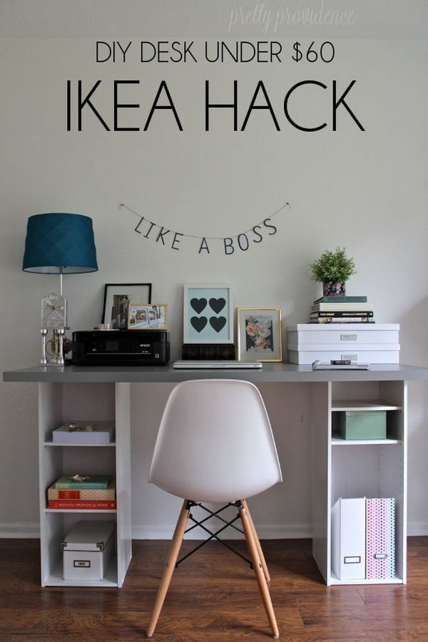 20+ Cool and Budget IKEA Desk Hacks Hative