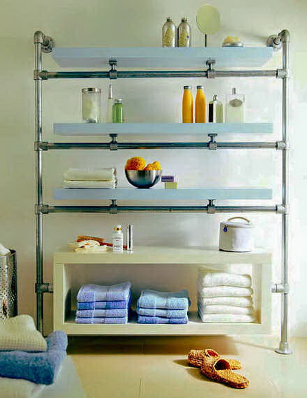 Floating Bathroom Shelf.