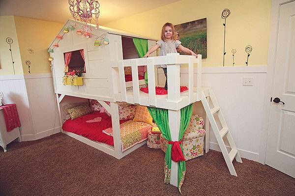 20 Awesome Ikea S For Kids Beds, Playhouse Bunk Bed Plans