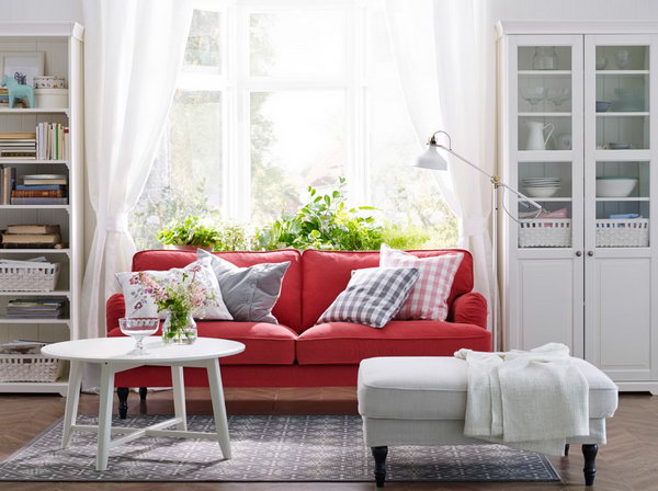 15+ Beautiful IKEA Living Room Ideas - Hative