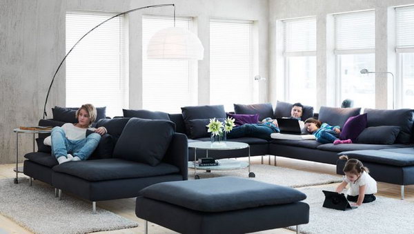 15 Beautiful IKEA Living  Room  Ideas  Hative