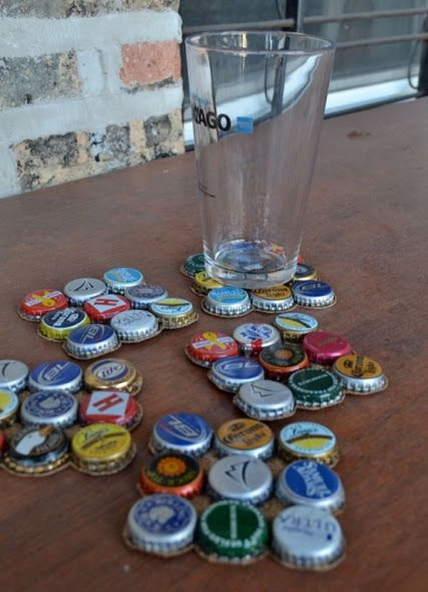 Bottlecap Coasters 