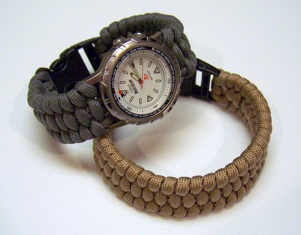 Cool DIY Paracord Watchband and Bracelet