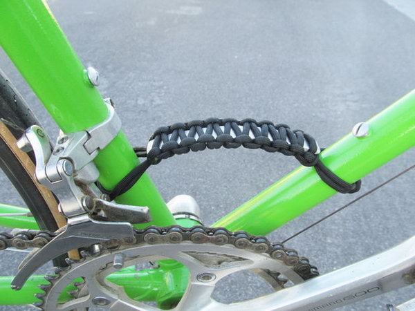 Paracord Bike Frame Handle