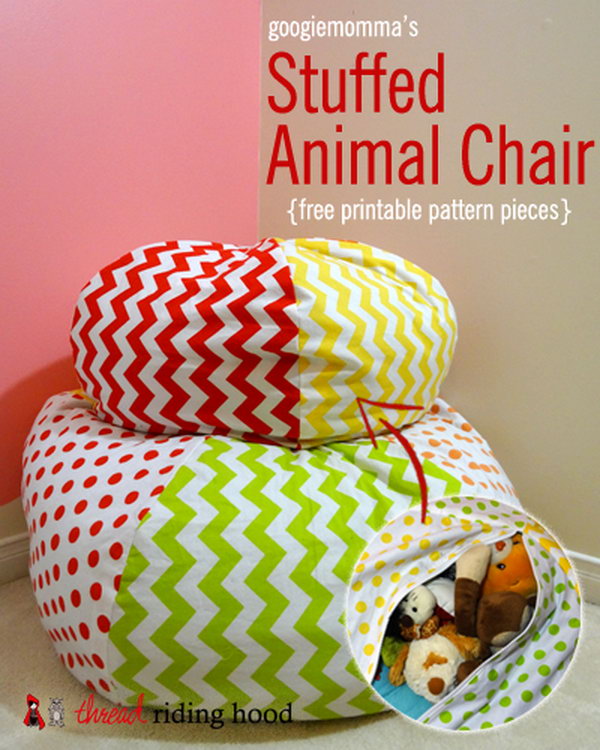 animal stuffed chair