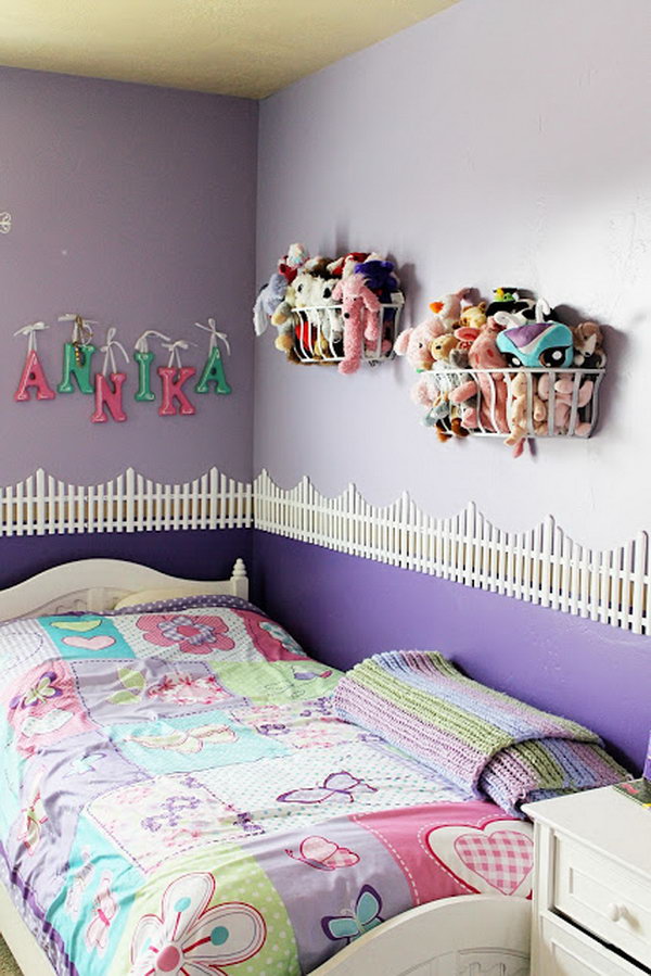 wall shelf for stuffed animals