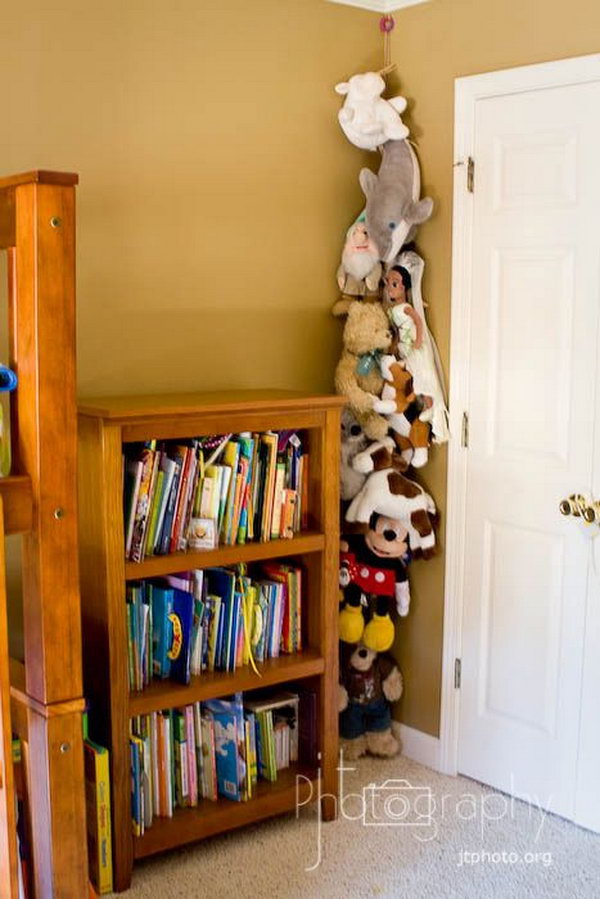 hanging plush storage