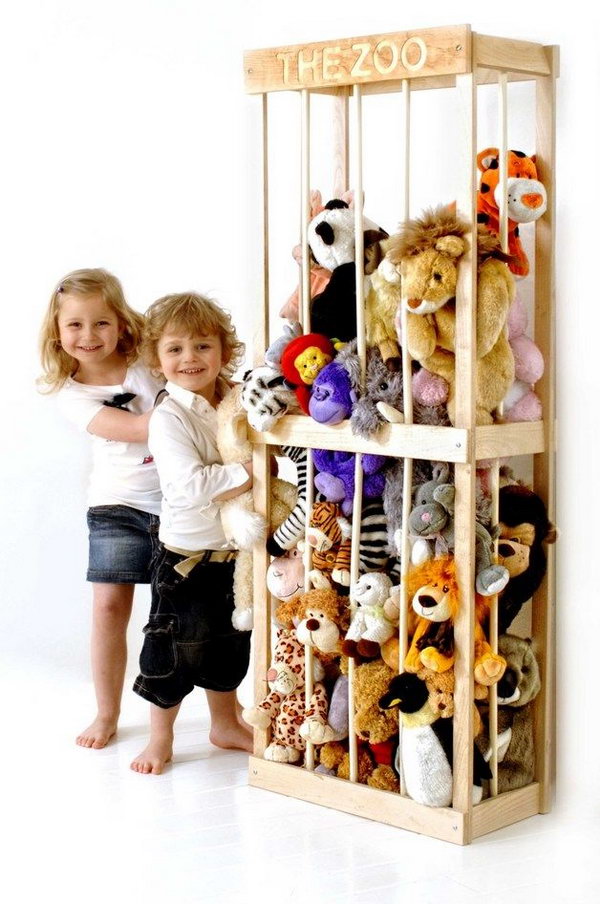 teddy zoo storage diy