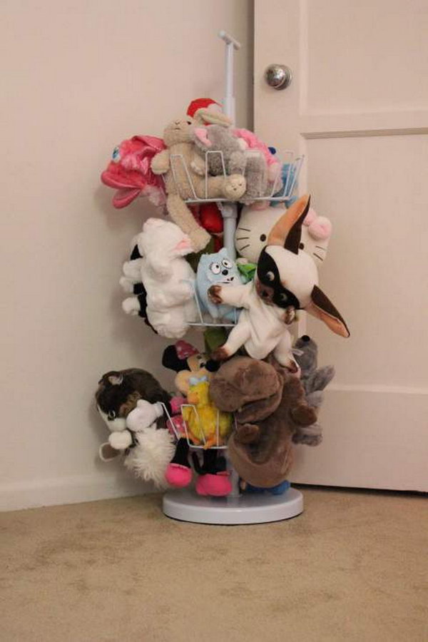 stuffed animal mesh hanger