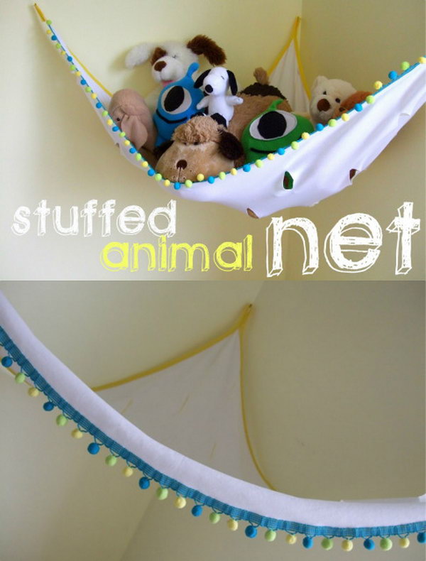 net to hold stuffed animals