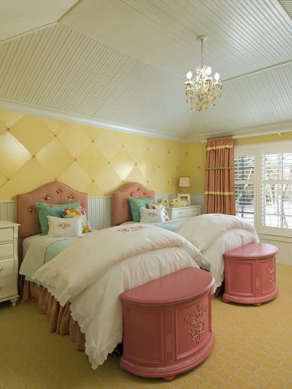 40+ Cute and InterestingTwin Bedroom Ideas for Girls - Hative