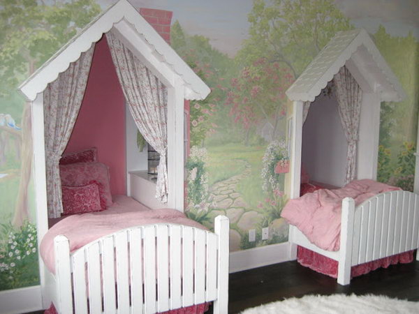 40+ Cute and InterestingTwin Bedroom Ideas for Girls - Hative