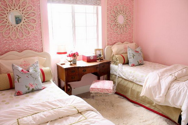 Twin Designers 40 Cute and InterestingTwin Bedroom Ideas for Girls Hative