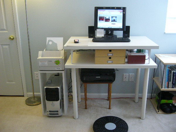 15 Diy Computer Desk Ideas Tutorials For Home Office Hative