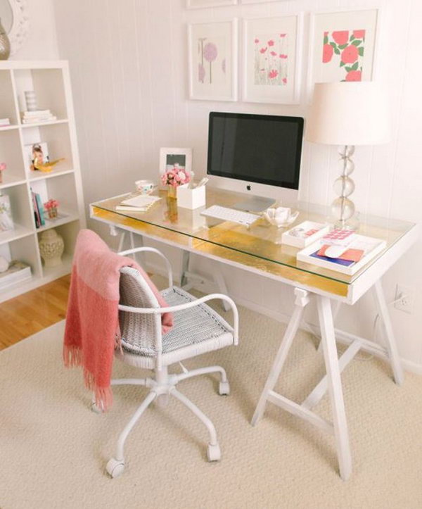 15 Diy Computer Desk Ideas Tutorials For Home Office Hative