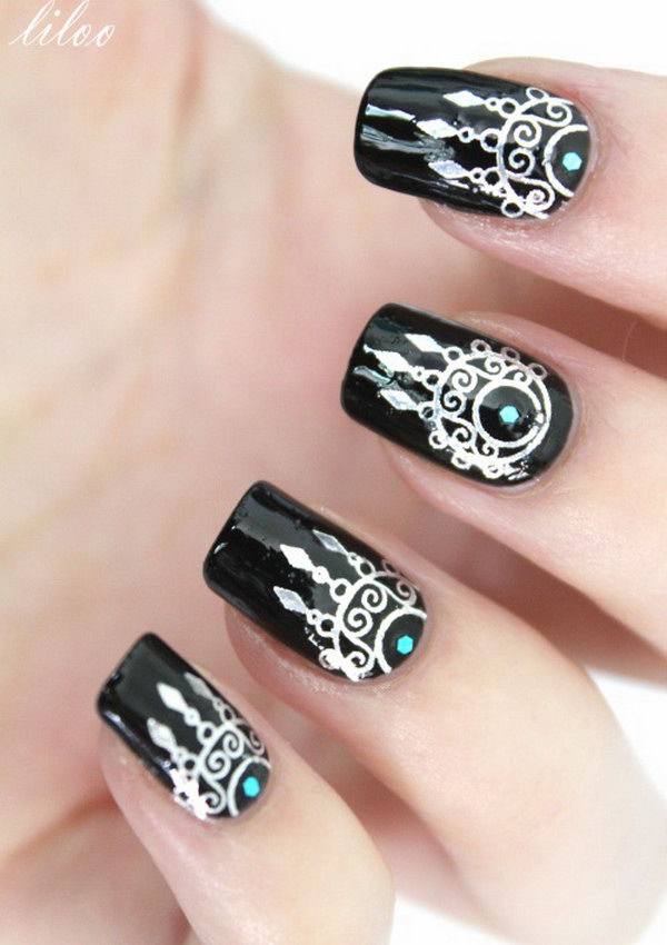 35+ Cool Dream Catcher Nail Designs for Native American Fashion - Hative