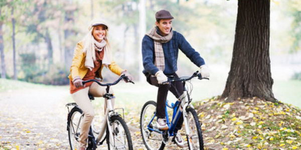 Riding. It's fabulous to take a bike ride with your buddy outside your city and pack a picnic to have a lot of fun together for the first date.