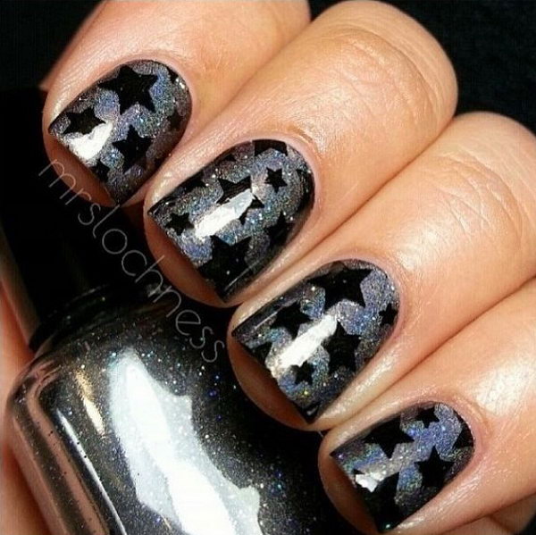 50+ Cool Star Nail Art Designs With Lots of Tutorials and Ideas - Hative