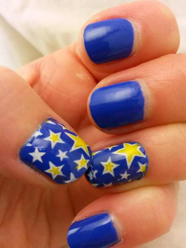 Stars Nail Art