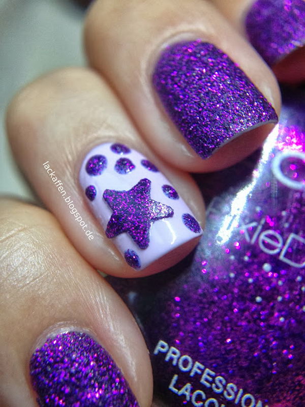 50+ Cool Star Nail Art Designs With Lots of Tutorials and Ideas - Hative