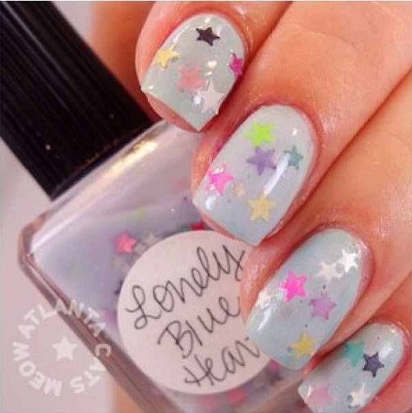 50+ Cool Star Nail Art Designs With Lots of Tutorials and Ideas - Hative