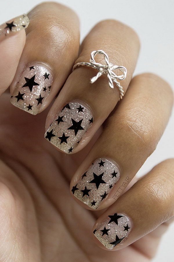 50+ Cool Star Nail Art Designs With Lots of Tutorials and Ideas Hative