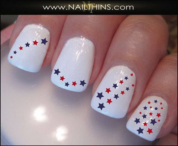 White Star Nail Art Pinterest - wide 2