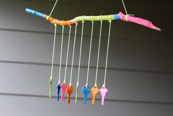 DIY Key Wind Chime. Get the tutorial 