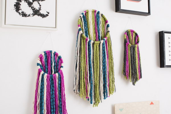 25 Diy Yarn Crafts Tutorials Ideas For Your Home Decoration
