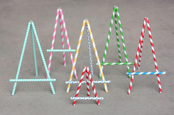 3 drinking straw crafts