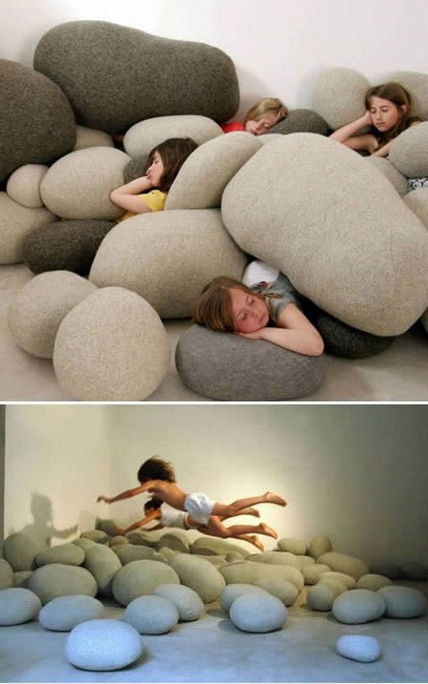 Rock Pillows. 