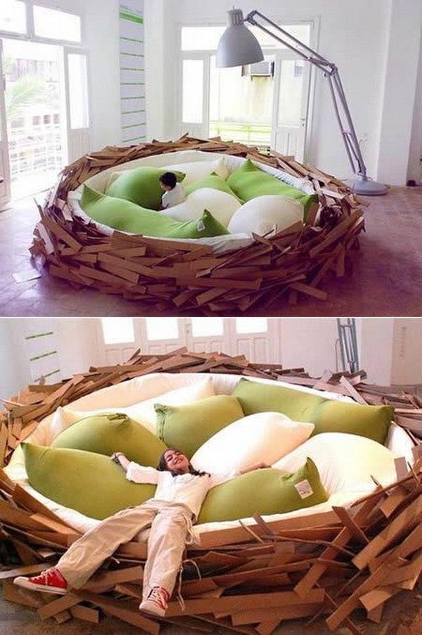 The Giant Birdsnest Bed. 