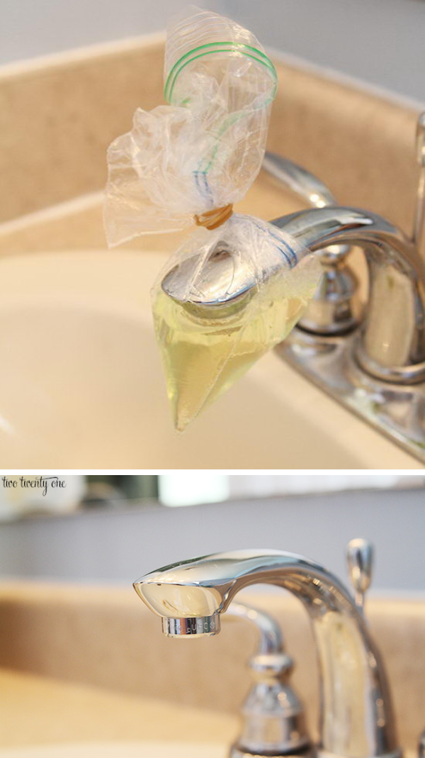 How to Remove Calcium Build Up from Faucet . 