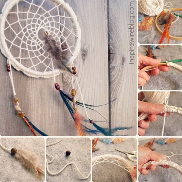 DIY Authentic Native Dream Catcher . 