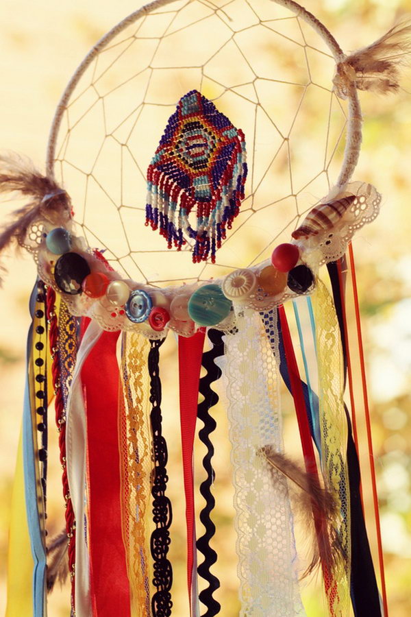 Perfectly Color Coordinated Dream Catcher . 