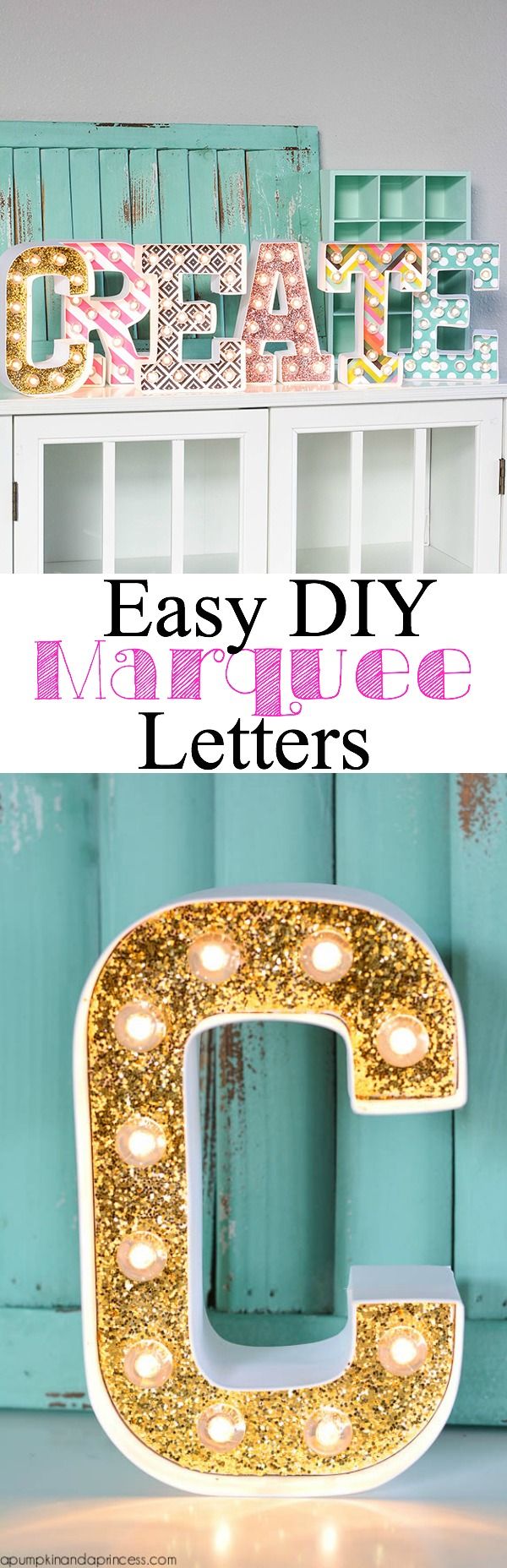 8+ Ways to Makeover a Wood Letter with Mod Podge - CATHIE FILIAN's