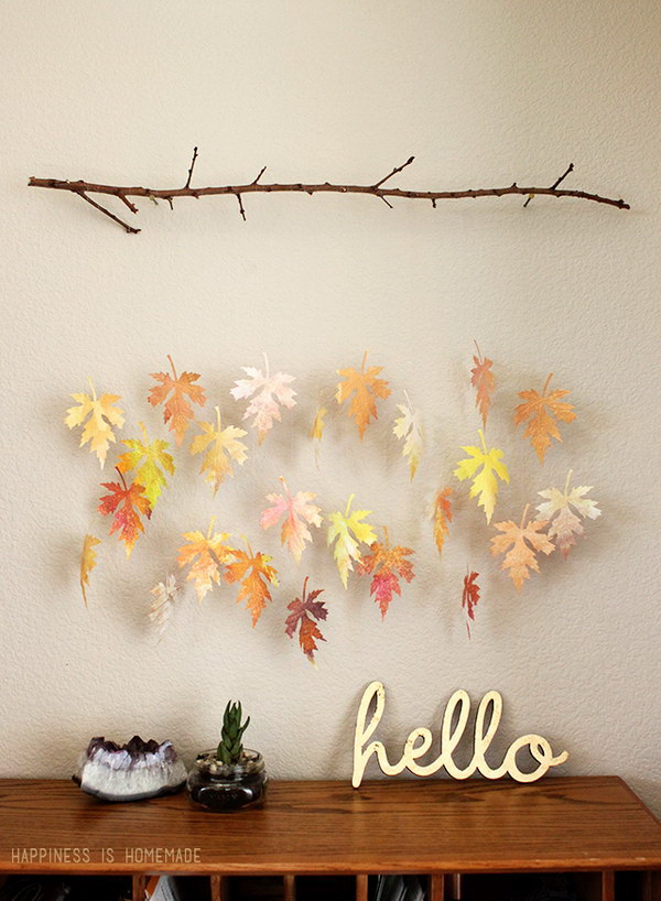 fall crafts leaves diy