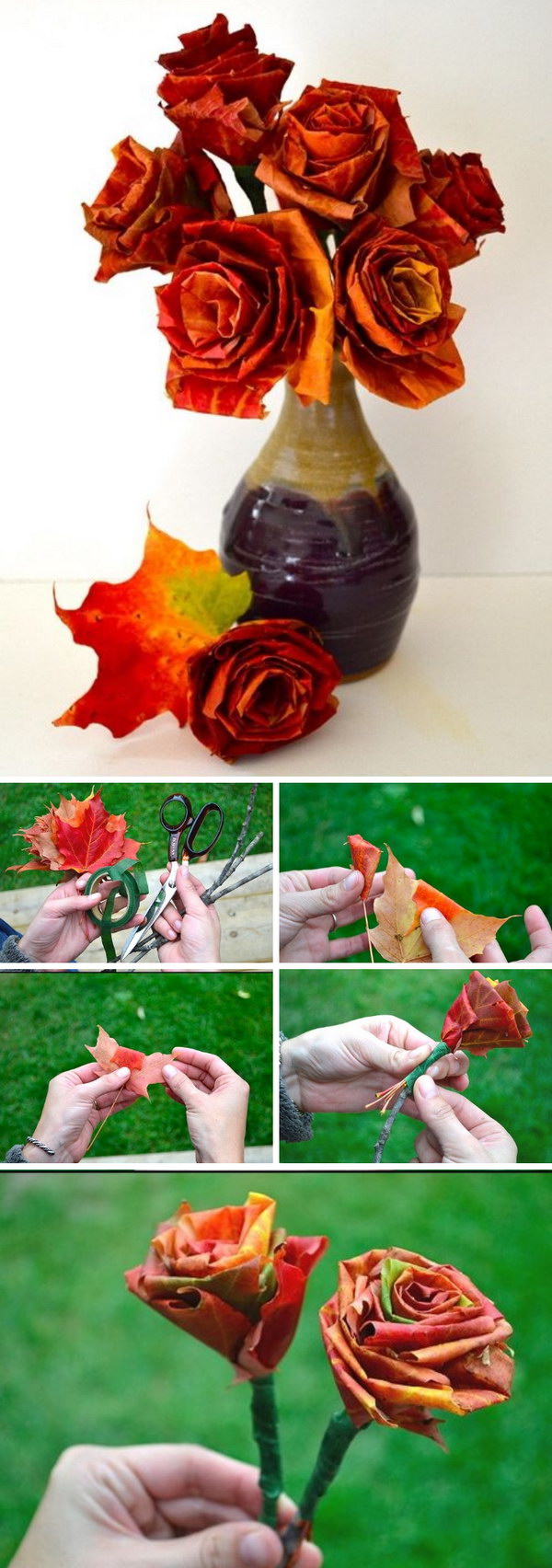 DIY Crafts with Fall Leaves - Hative