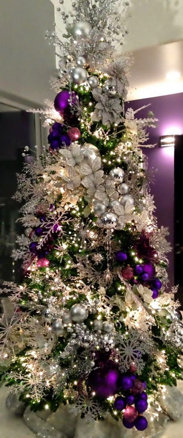 20 Amazing Christmas Tree Decoration Ideas & Tutorials 